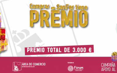 Premios del Sorteo ante notario de 3.000€ más 31 regalos.