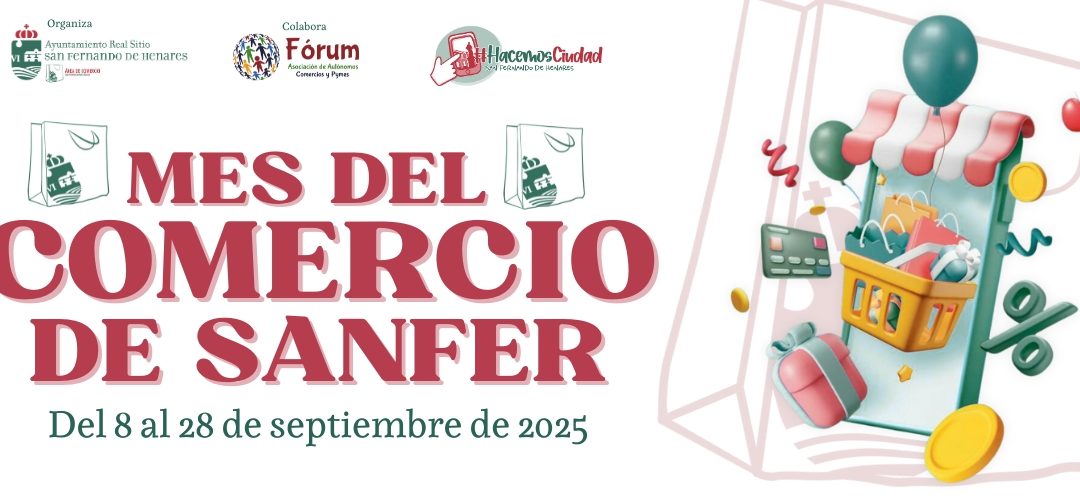 Nueva edición del ‘Mes del Comercio’, una campaña destinada al consumo local con feria, información sobre subvenciones y descuentos para la ‘vuelta al cole’