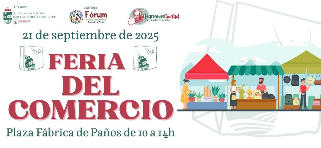 FERIA DEL COMERCIO: PARTICIPA EN EL MES DEL COMERCIO EN SANFER 2025